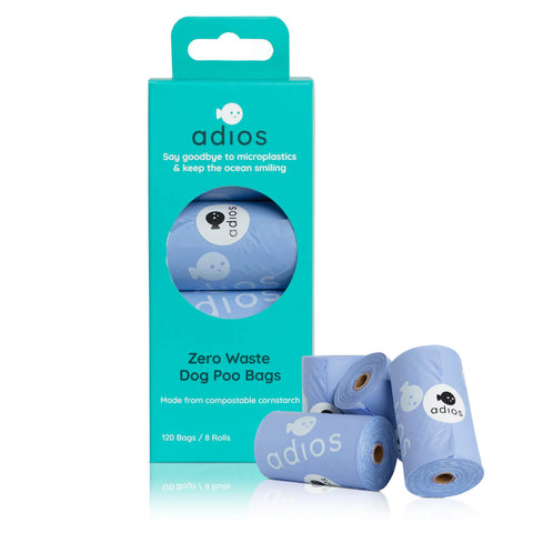 Compostable Dog Poo Bags | 4 Pack | Blue
