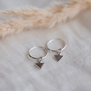 Handmade Silver Arrow Earrings