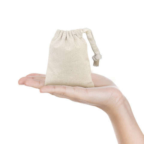 Cotton Drawstring Gift Bag 10x13cm
