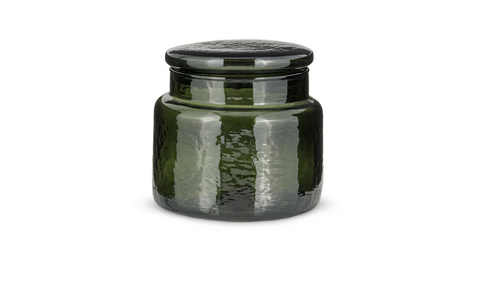 Ilcoso Recycled Glass Storage Pot, Green