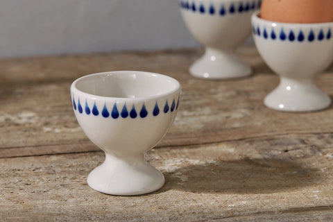 Indigo Drop Egg Cup| Nkuku