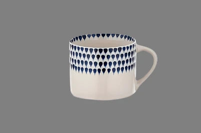Indigo Drop Mug Small | Nkuku