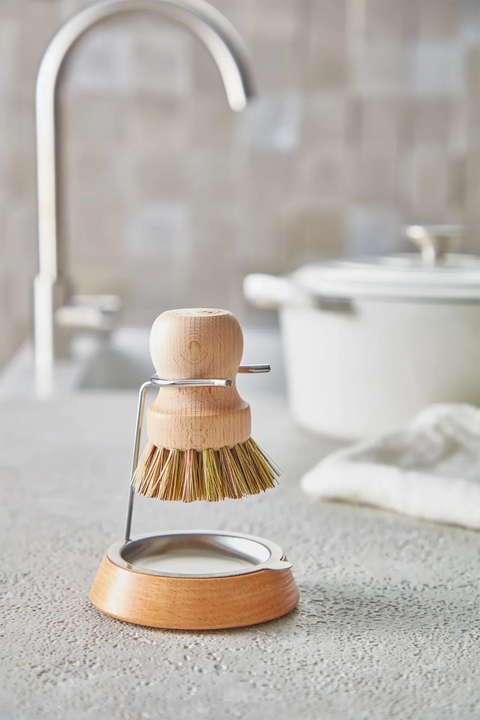 Wooden Pot Brush | Short
