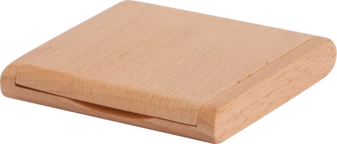 Wooden Pocket Folding Mirror