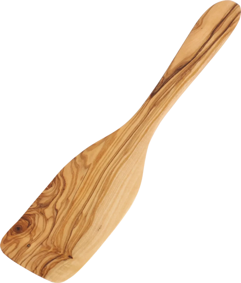 Wooden Flat Spatula, Olive