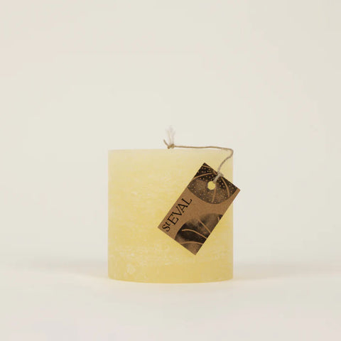 St Eval Pillar Candle | Sea Mist