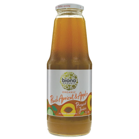 Biona Peach, Apricot & Apple Juice