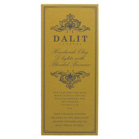 Dalit Mini Clay Candle, Box of 10