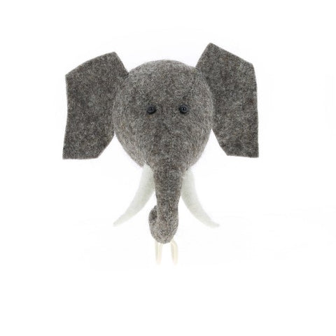 Woollen Elephant Head Hook