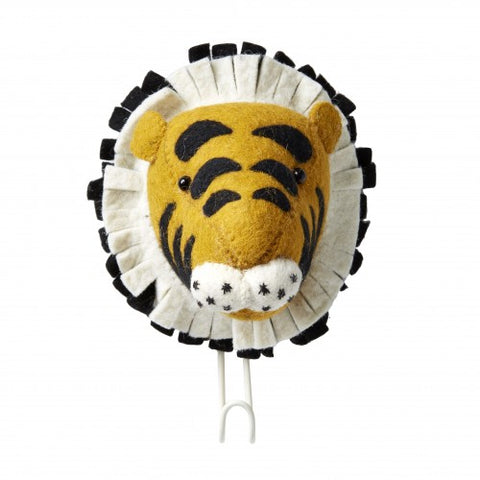 Woollen Tiger Head Hook