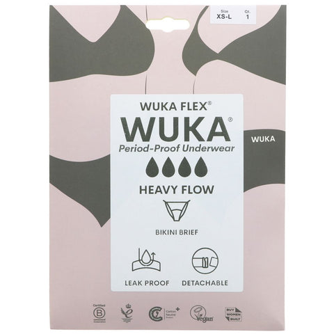 Wuka Period Pants, Heavy Flow, Bikini (XS-L)