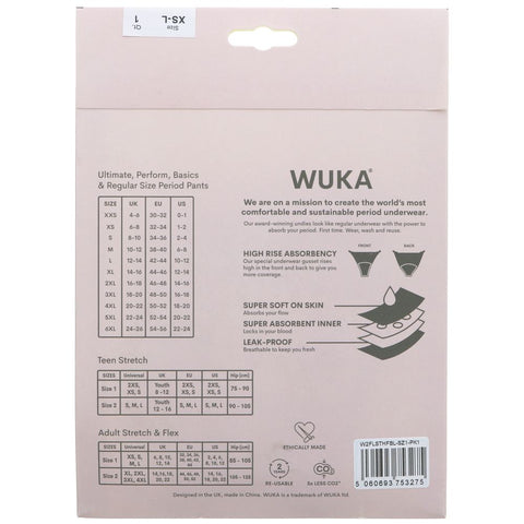 Wuka Period Pants, Heavy Flow, Bikini (XS-L)
