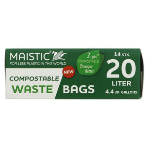 Bin Liners, Home Compostable x 10 | 30 litre