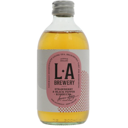 L.A Brewery Kombucha | Strawberry and Rhubarb