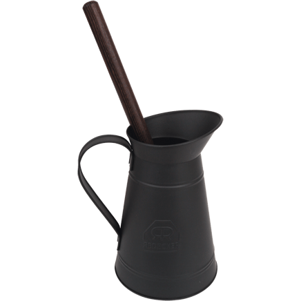 Toilet Brush with Holder | Black