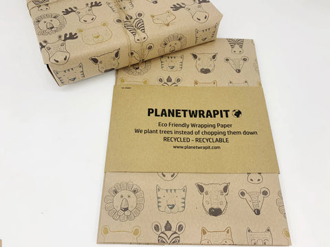 Wrapping Paper | Wild Animals | 1M Sheet