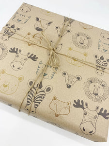 Wrapping Paper | Wild Animals | 1M Sheet