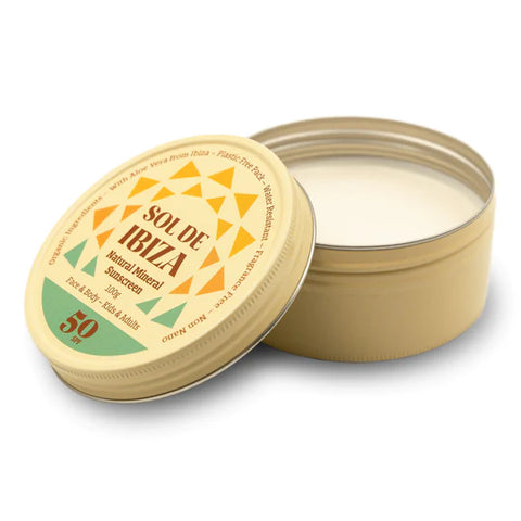 Natural Mineral Sunscreen SPF 50 | Sol de Ibiza