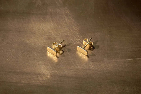 Arha Hammered Earrings | Nkuku