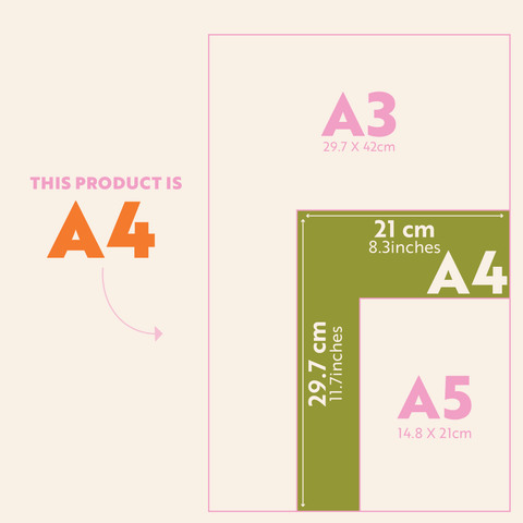 2026 Calendar A4 | Ocean Mermaid