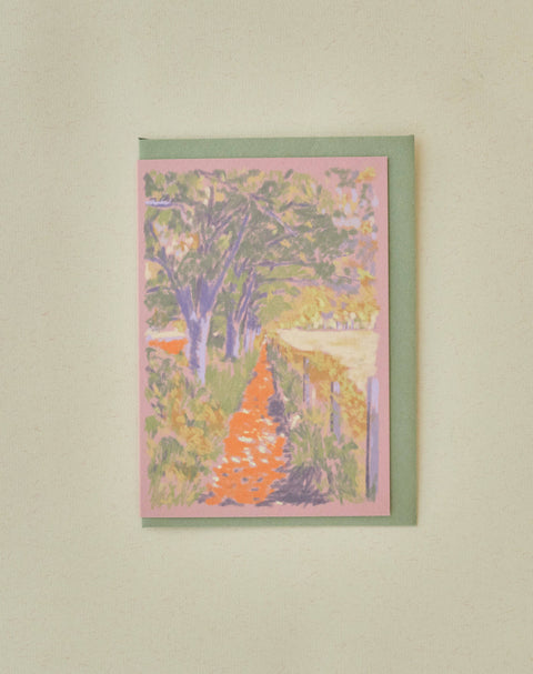 Spring Walk Greetings Card