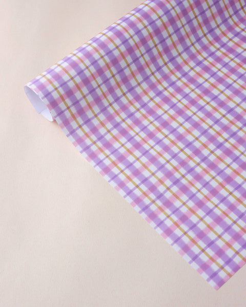 Pastel Gingham Wrapping Paper