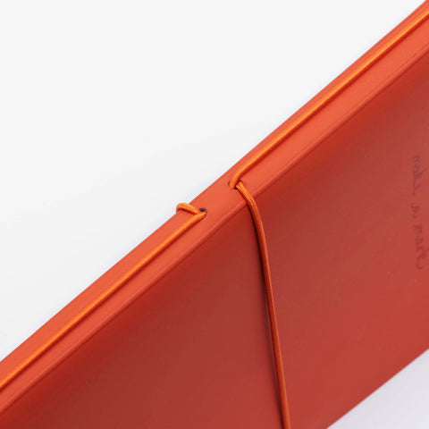Make a Mark Refillable Planner Orange - Recycled Leather