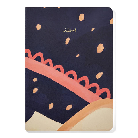 Notebook A5 Recycled & Sustainable Plain Paper Ideas - Blue