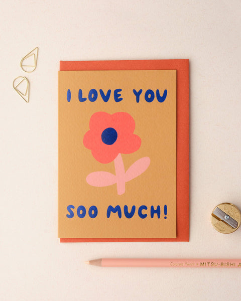 I Love You Soo Much Greetings Card