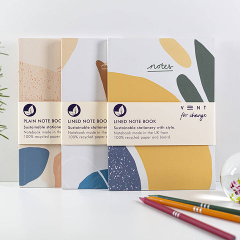 A5 Recycled Lined Notebook | Scribble Pad (UK Made)