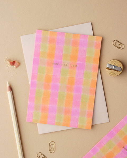 You're The Best! Greetings Card