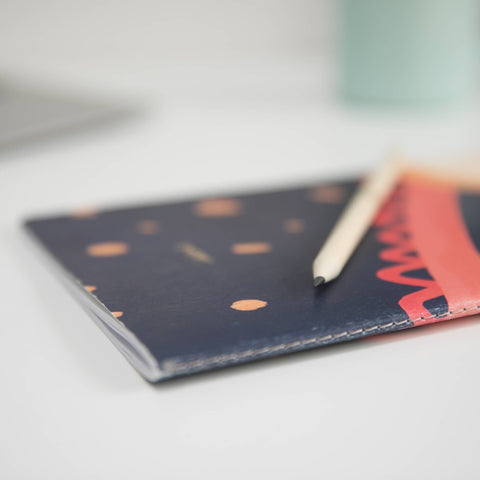 Notebook A5 Recycled & Sustainable Plain Paper Ideas - Blue
