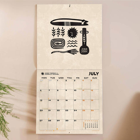 2026 Wall Calendar | Surf Art