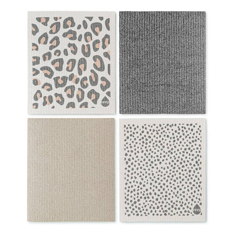 Eco Sponge Cloths x 2 | Limited Edition Animal Print