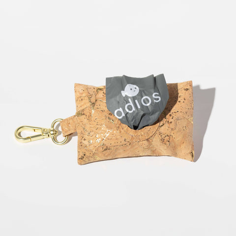 Natural Cork Poo Bag Holder: Tree