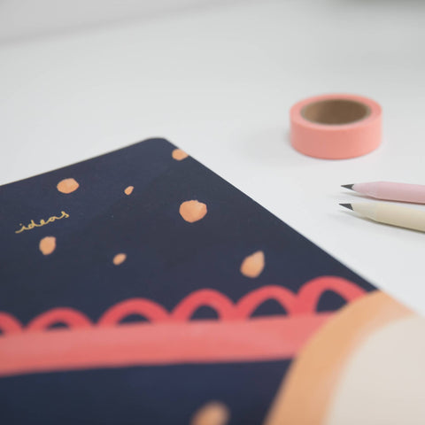 Notebook A5 Recycled & Sustainable Plain Paper Ideas - Blue