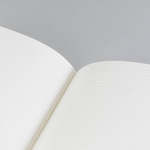 Make a Mark Recycled Leather A5 Journal | Notebook: Dusty Blue
