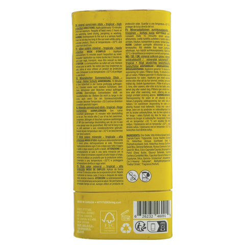 Sun Cream Stick, Tropical SPF 30 | Attitude Sunly