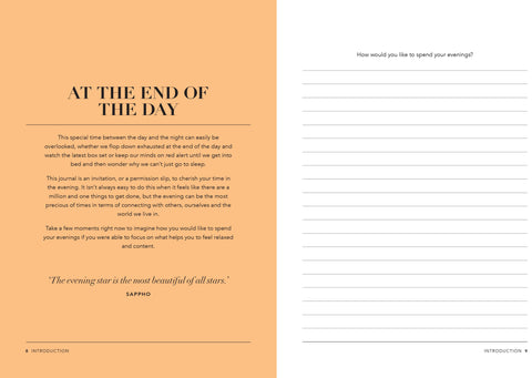 Five Minutes in the Evening | A Focus Journal