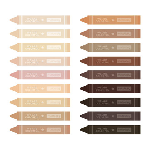 Skin Tone Crayon Set