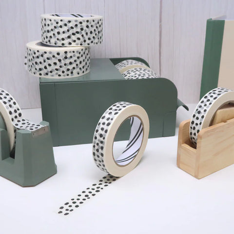 Paper Tape with Dalmatian Print (24mm)