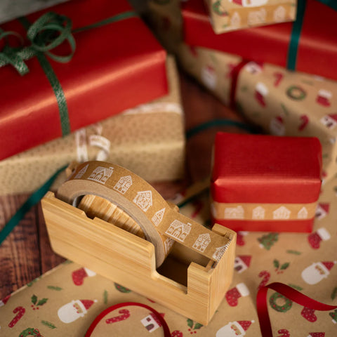 Paper Tape with Gingerbread Houses (24mm)