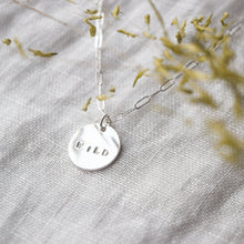 Silver Disc Necklace | WILD