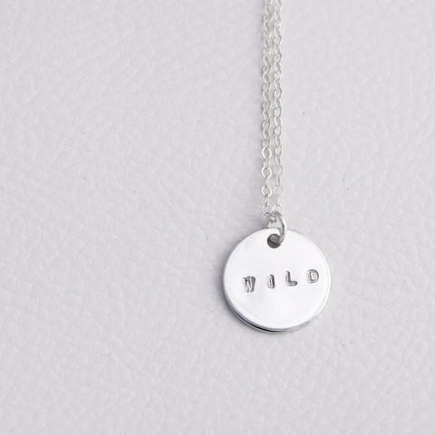 Silver Disc Necklace | WILD