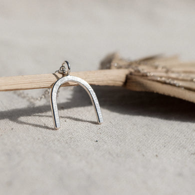 Handmade Silver Necklace | Arch