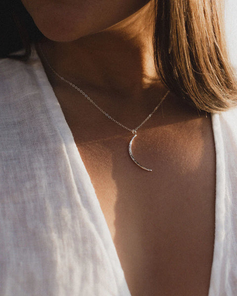 Silver Necklace | Luna