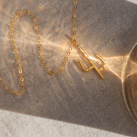 Gold Saguaro Cactus Necklace