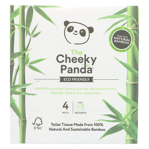 Toilet Roll | Cheeky Panda | 4-pack