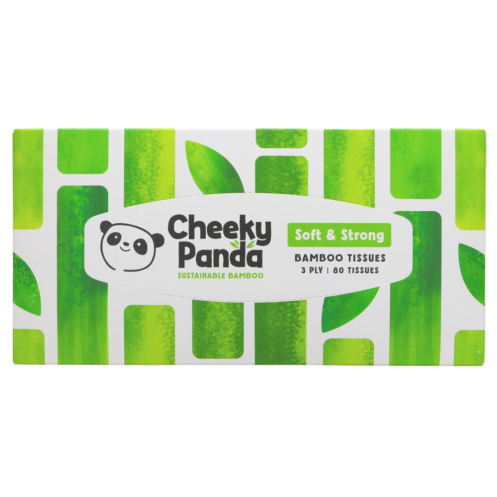 Bamboo Tissues Rectangle | Cheeky Panda – The Good Lyfe