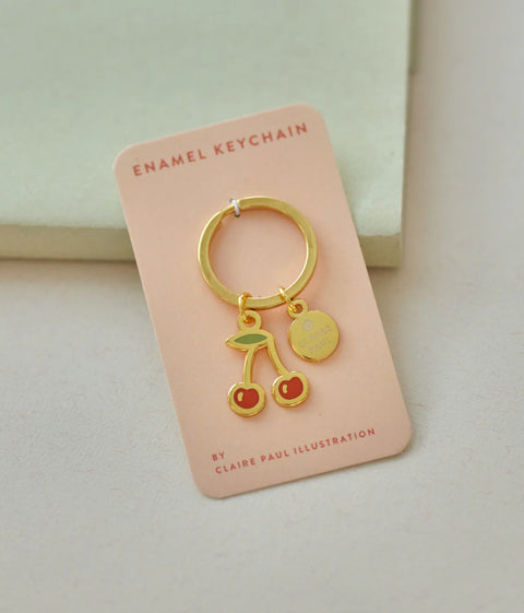 Enamel Keyring | Cherry